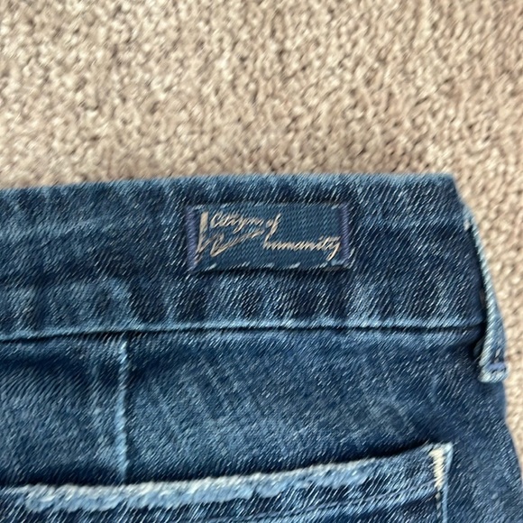 Citizens of Humanity Fay Blue Flare Wide Leg Jeans - Picture 6 of 13